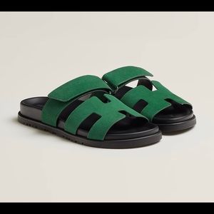 🫶🏼sold🫶🏼 NWB Hermes Chypre in Vert electrique